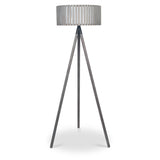 Rabanne Antique Wood Slat Tripod Floor Lamp from Roseland Furniture