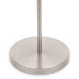 Aaron Brushed Chrome Metal Task Floor Lamp