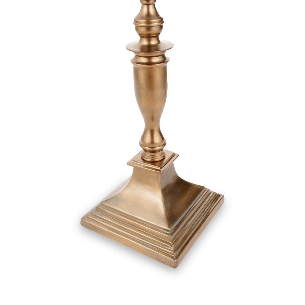 Canterbury Antique Brass Metal Floor Lamp