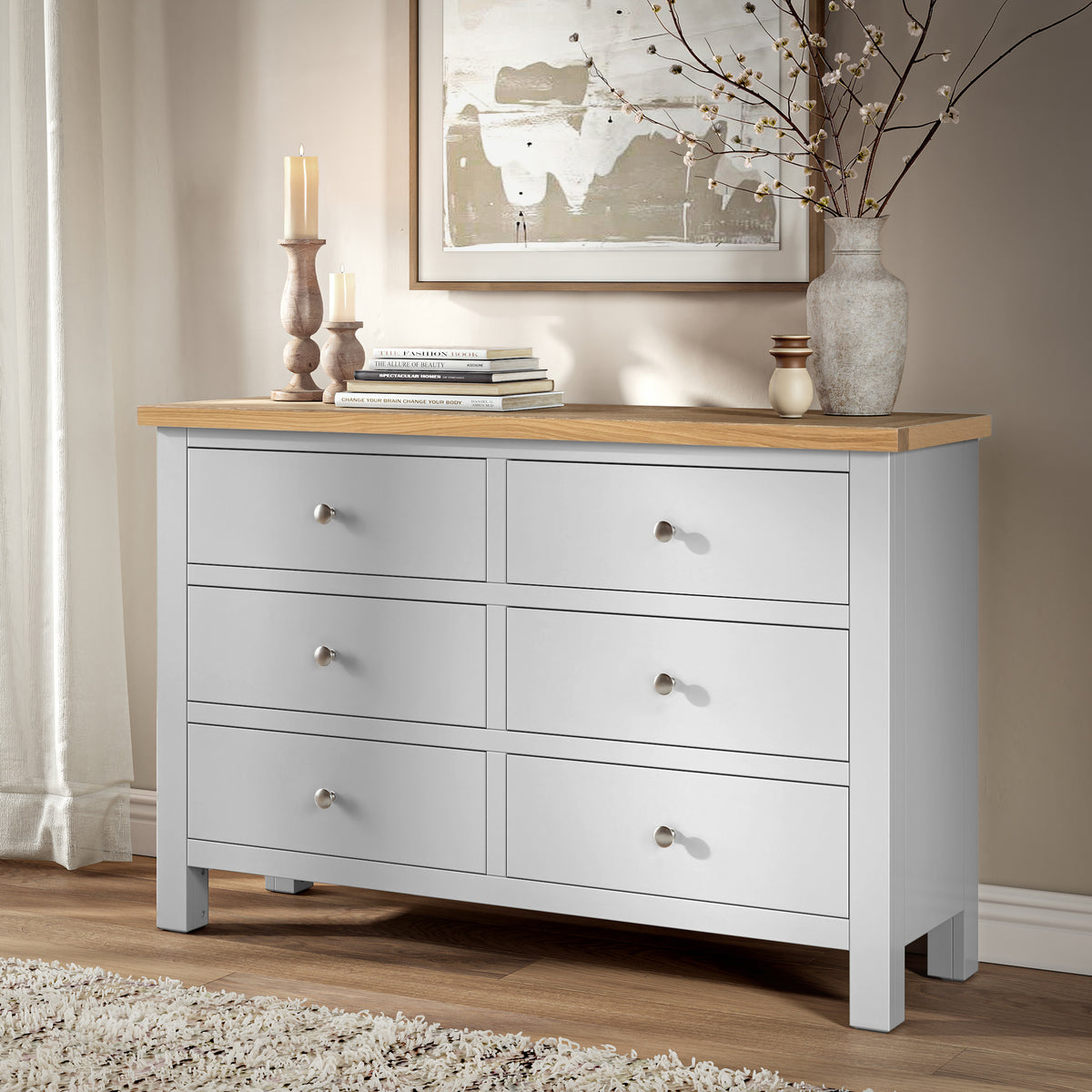Farrow 6 Drawer Bedroom Chest from Roseland Furniture