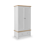 Farrow Grey 2 Door Double Wardrobe