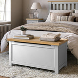 Farrow Grey Blanket Box from Roseland