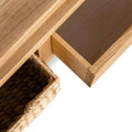 Surrey Oak Coffee Table with Baskets by Roseland Furniture