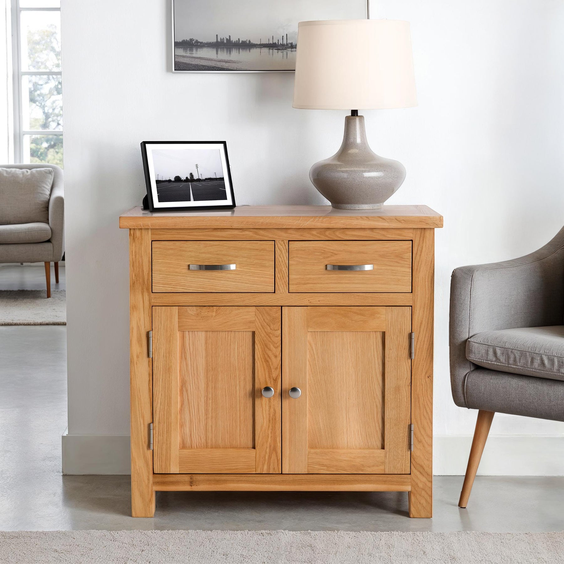 London Oak Mini Sideboard