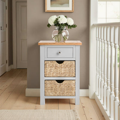 Farrow Telephone Table with Baskets
