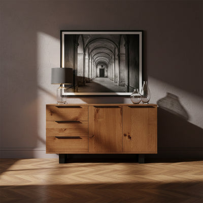 Oak Mill Waxed Small Sideboard