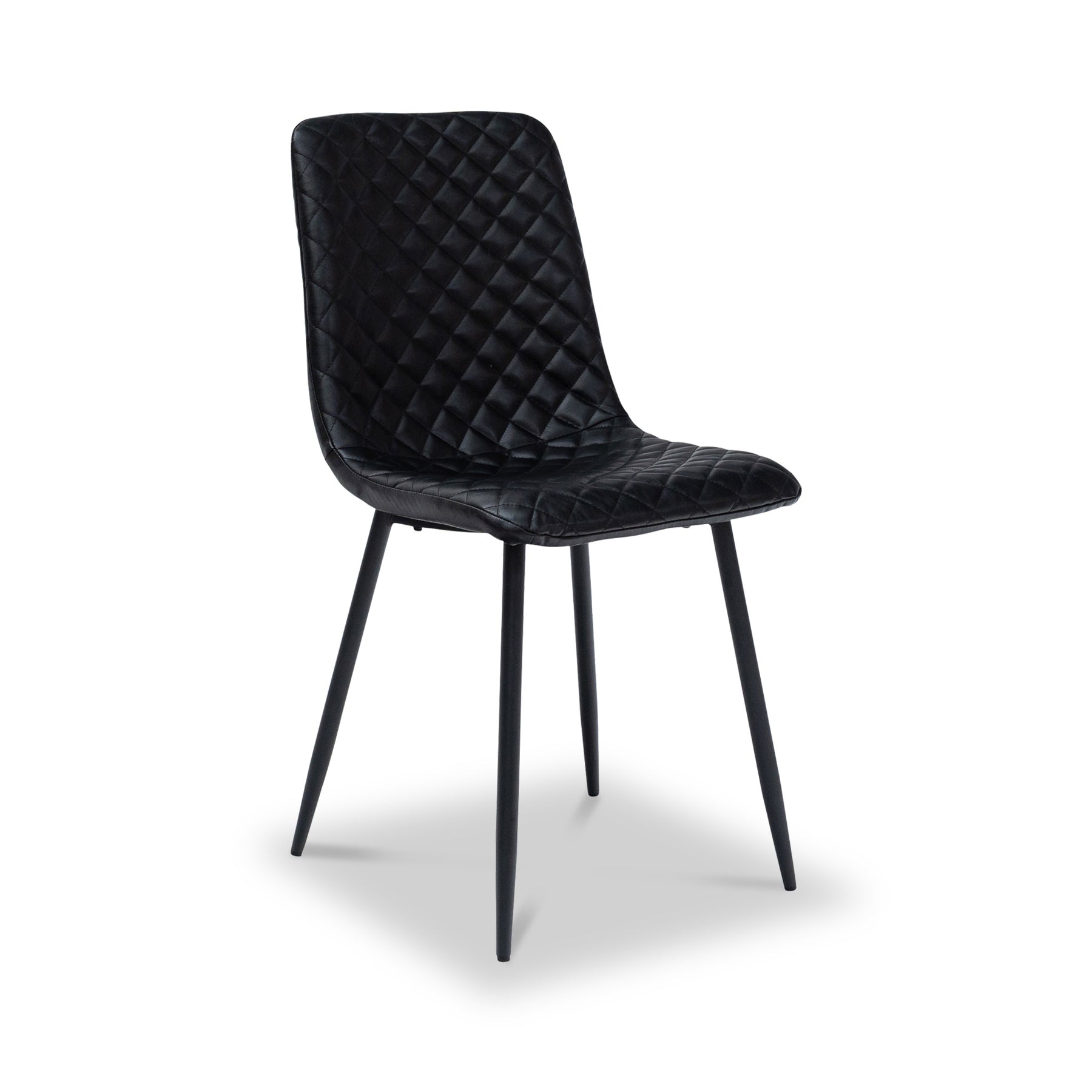 Brogan Faux Leather Quilted Back Dining Chair from Roseland Furniture