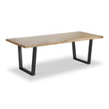 Oak Mill 240cm Waxed Dining Table from Roseland Furniture