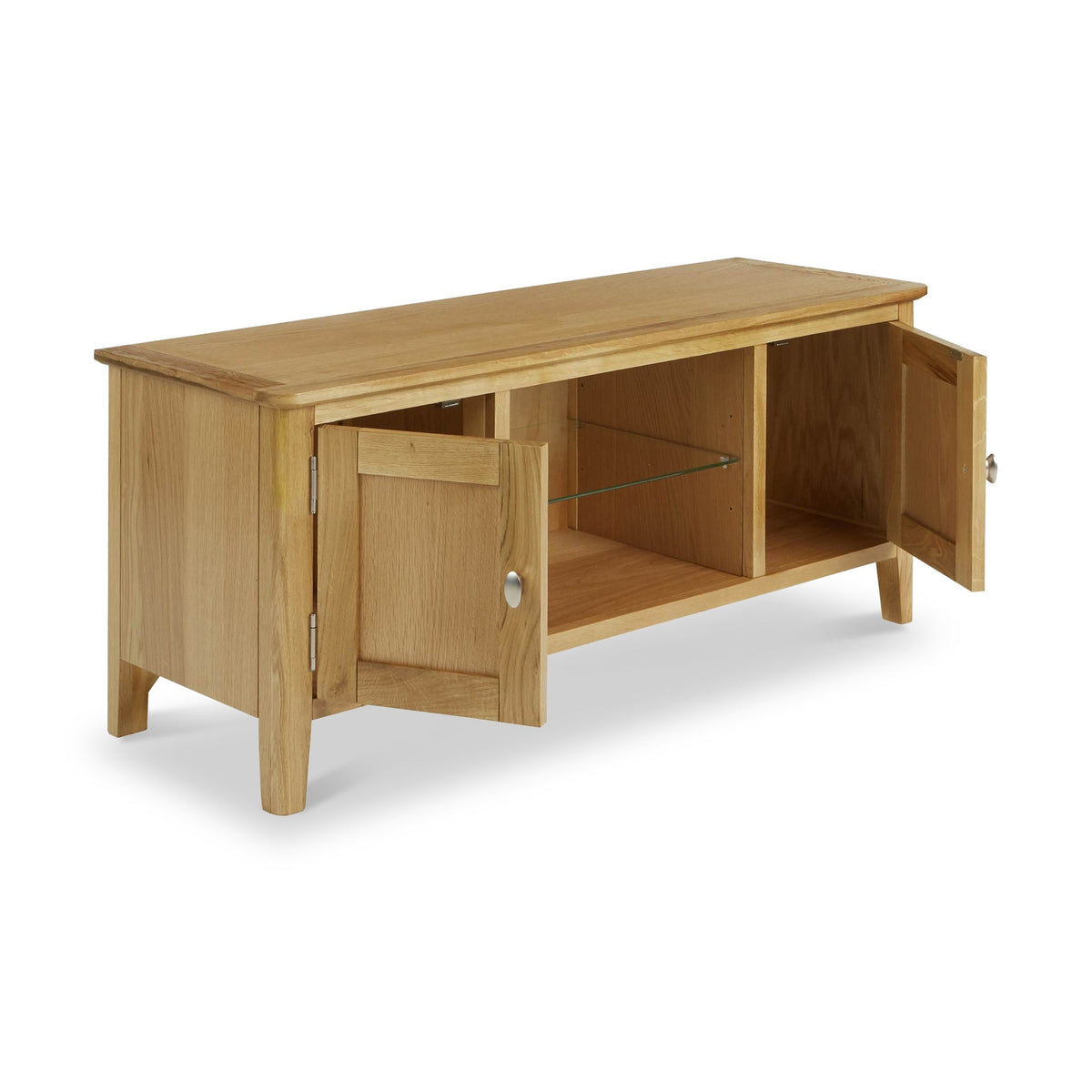 Alba Oak Large 120cm TV Stand from Roseland Furniture