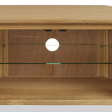 Alba Oak Corner TV Stand from Roseland Furniture