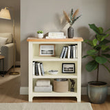 Farrow Cream Low Bookcase from Roseland Furniture