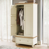 Farrow Cream Double Wardrobe from Roseland