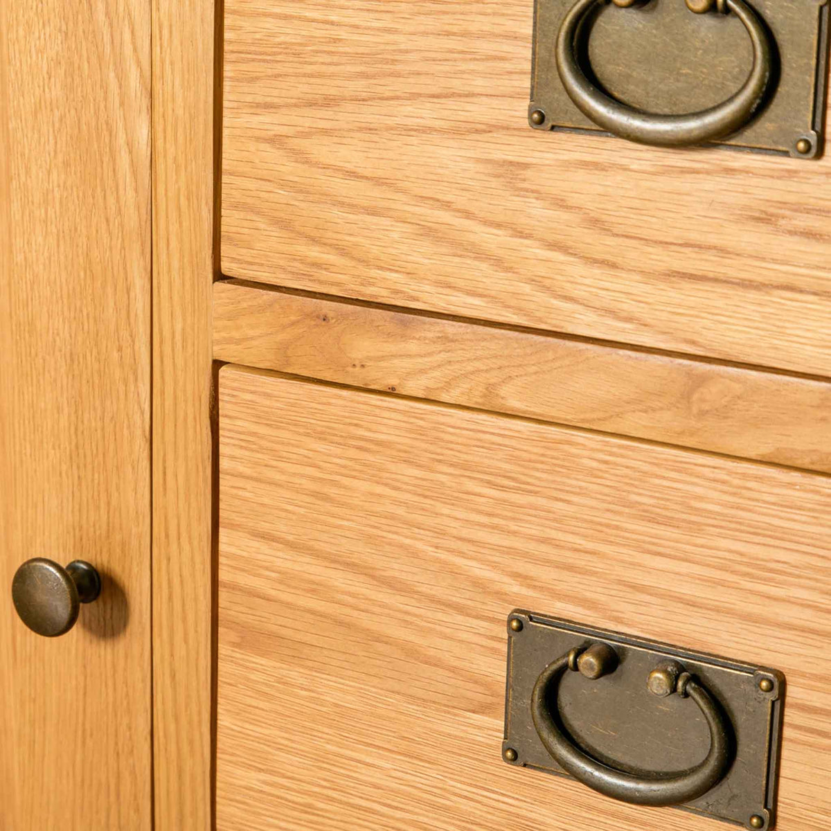 Surrey Oak 3 Drawer Sideboard