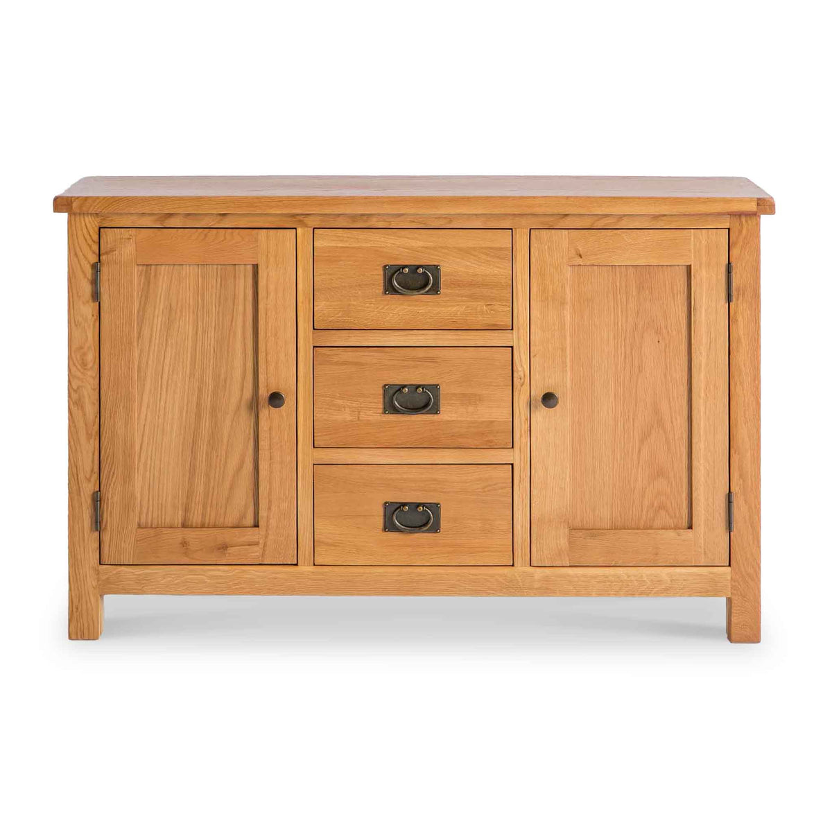 Surrey Oak 3 Drawer Sideboard from Roseland Furniture