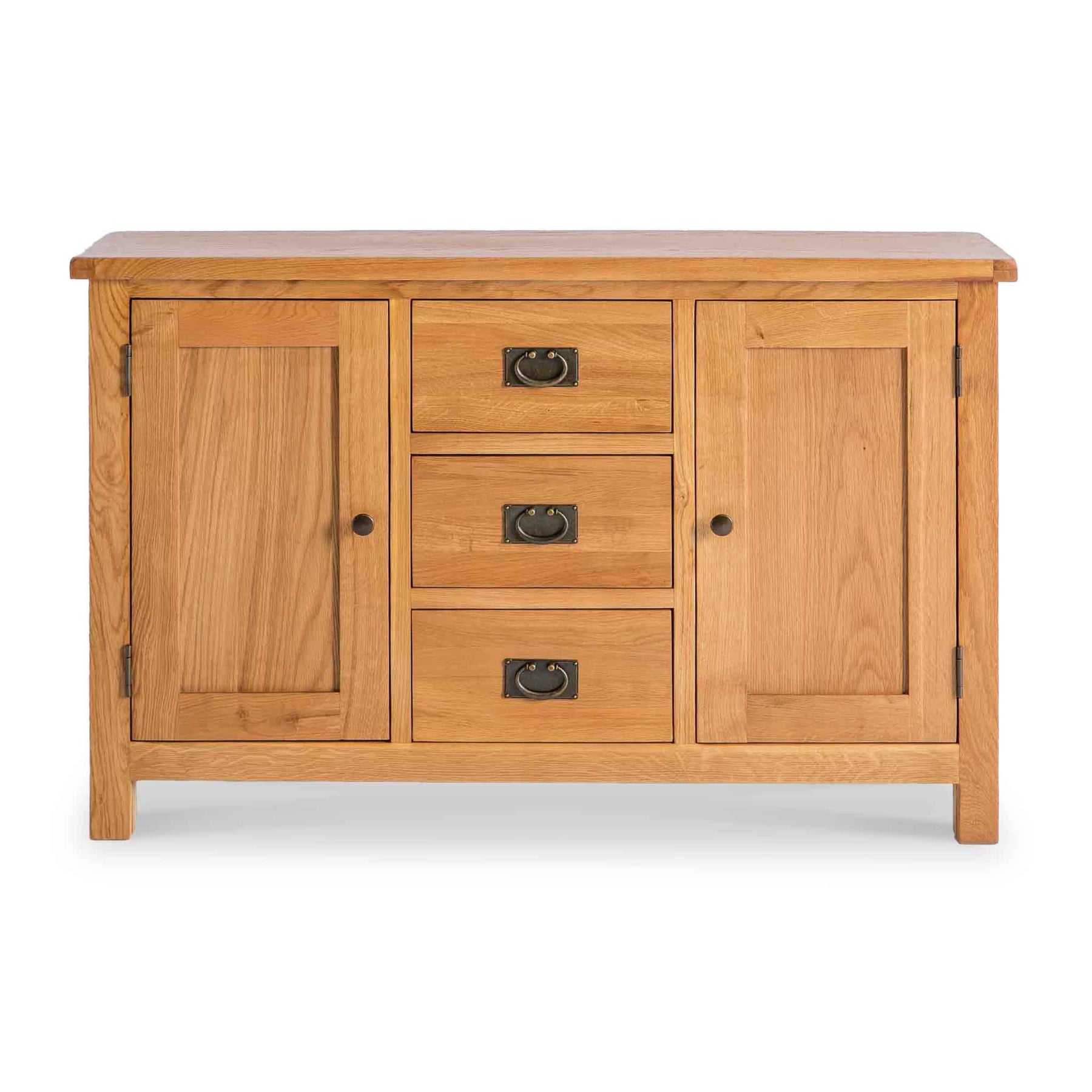 Surrey Oak 3 Drawer Sideboard from Roseland Furniture