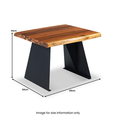 Enise Acacia Lamp Table