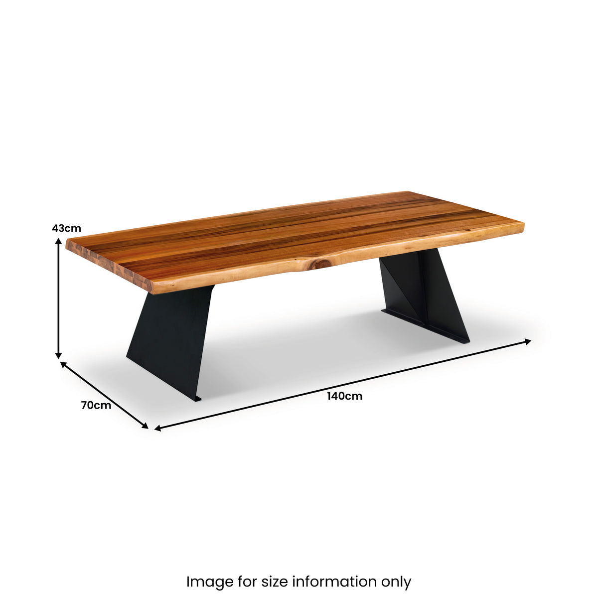 Enise Acacia Coffee Table from Roseland Furniture