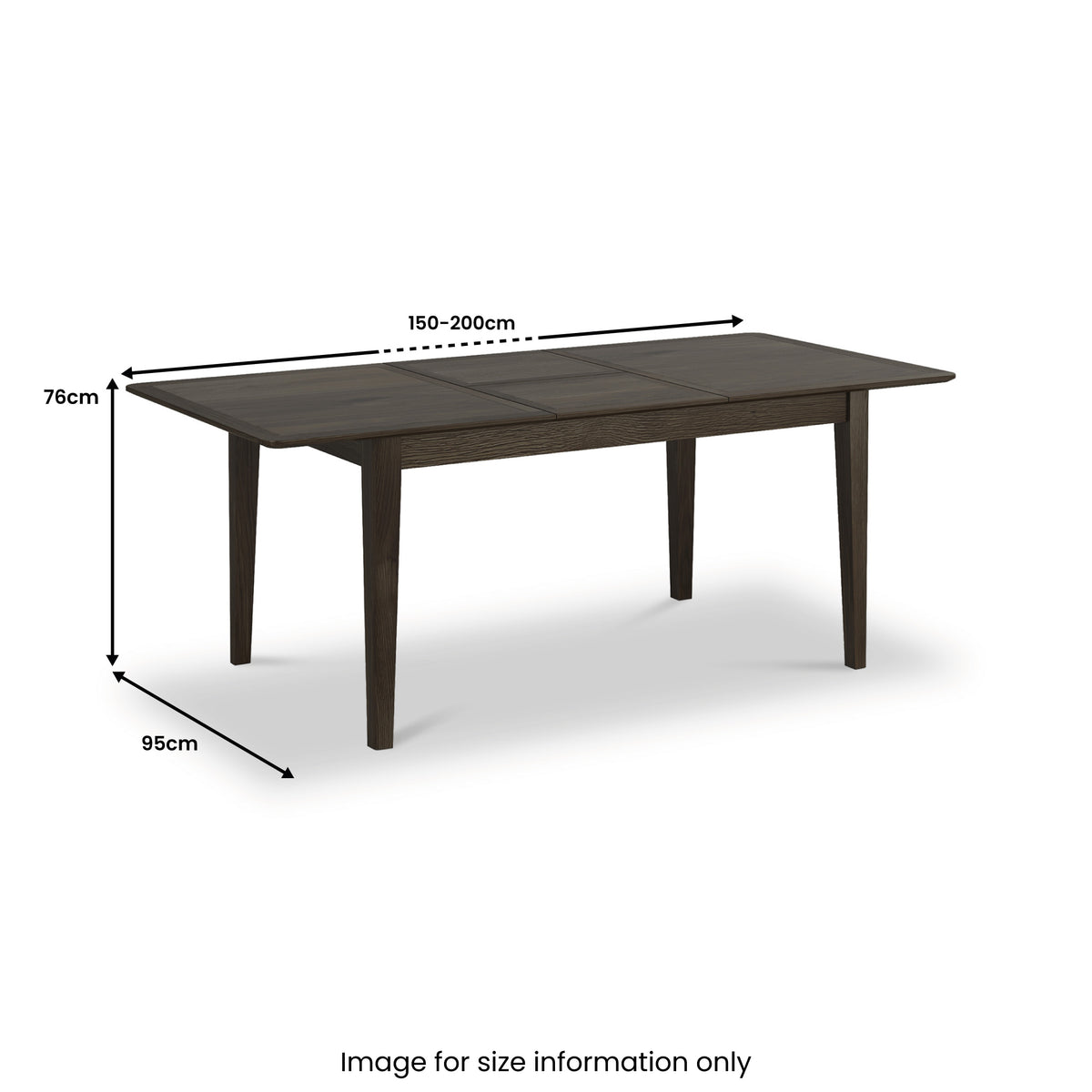 Norburn Oak 150-200cm Extendable Dining Table from Roseland Furniture