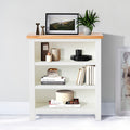 Farrow White Low Bookcase for living roome