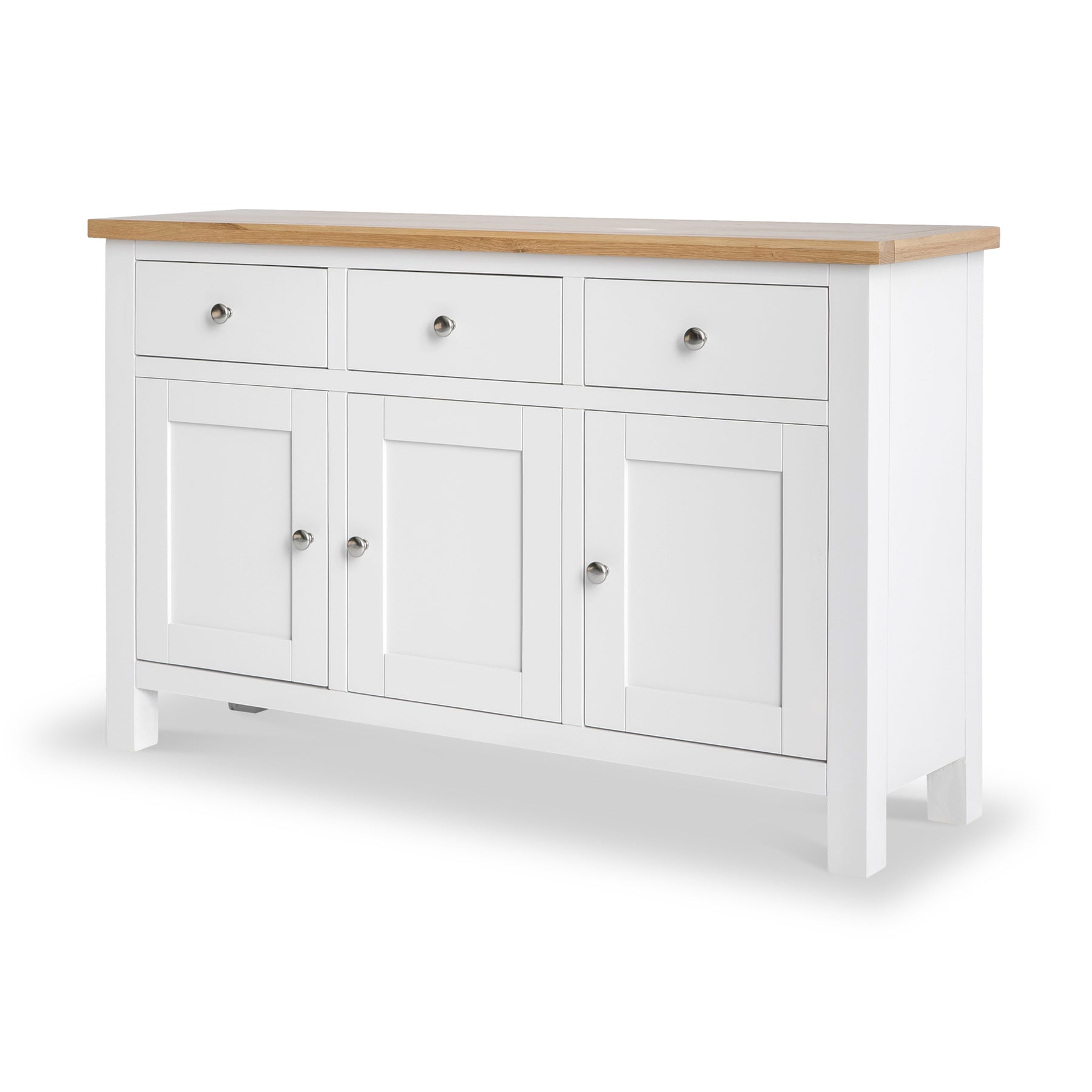 Farrow White Large Sideboard Cabinet by Roseland Furniture
