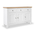 Farrow White Large Sideboard Cabinet by Roseland Furniture