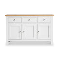 Farrow White Large Sideboard Cabinet by Roseland Furniture