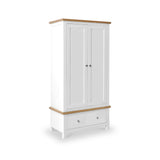 Farrow White Double Wardrobe from Roseland