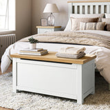 Farrow White Blanket Box from Roseland Furniture