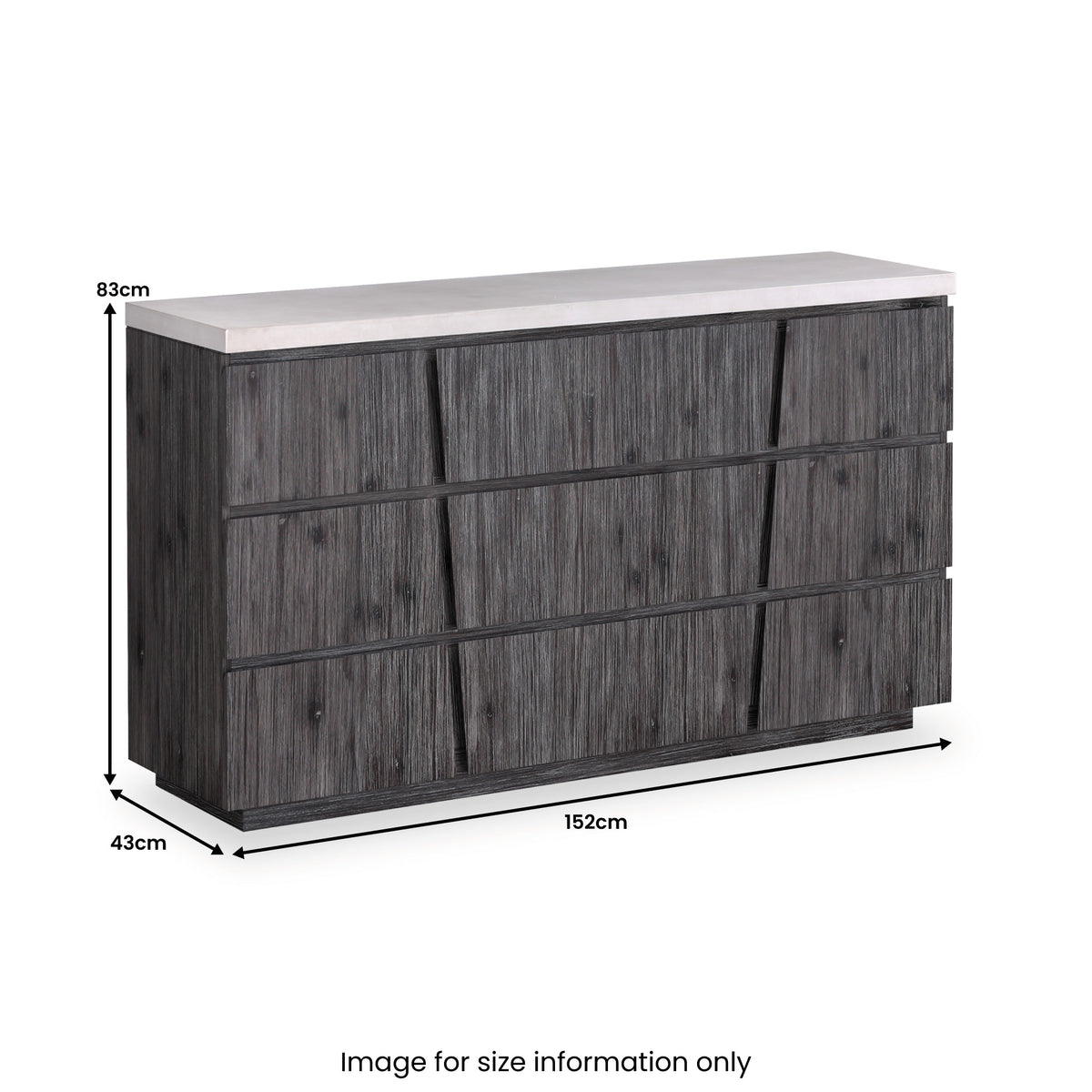 Cooper Acacia 9 Drawer Chest from Roseland Furniture