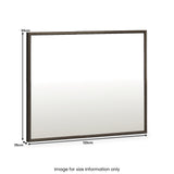 Norburn Oak Mirror from Roseland Furniture