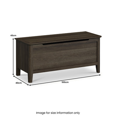 Norburn Oak Blanket Box