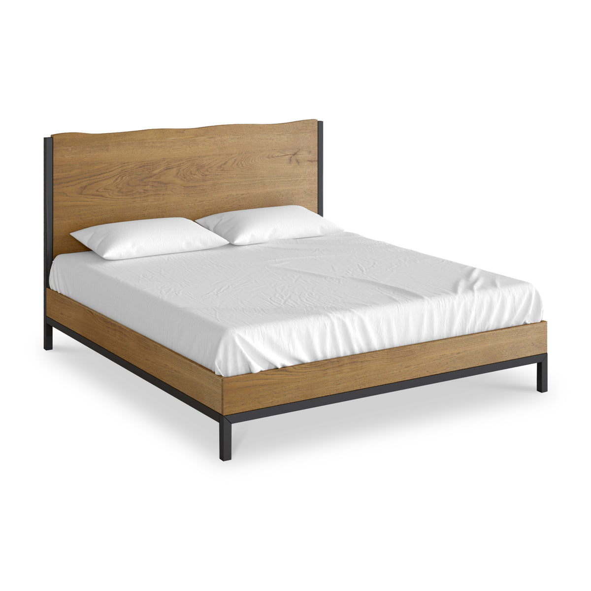 Oak Mill 6ft Super King Bed Frame from Roseland Furniture
