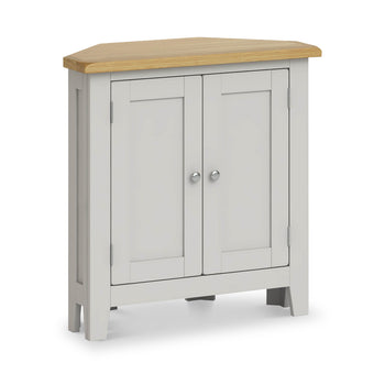 Lundy Grey Small Corner Cabinet