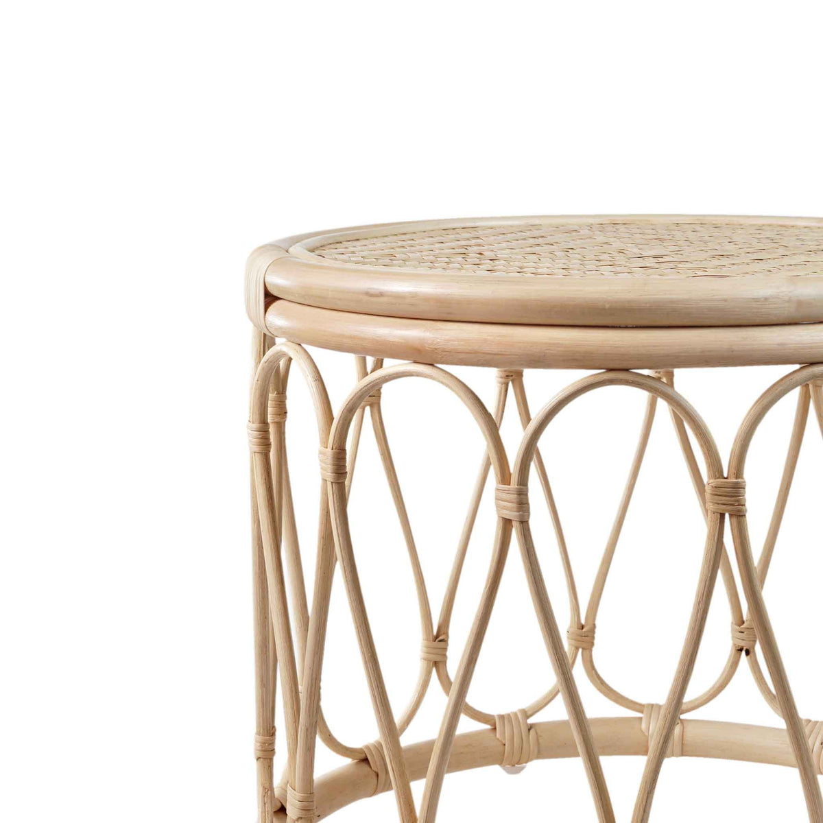 Azaki Rattan Side Table from Roseland Furniture