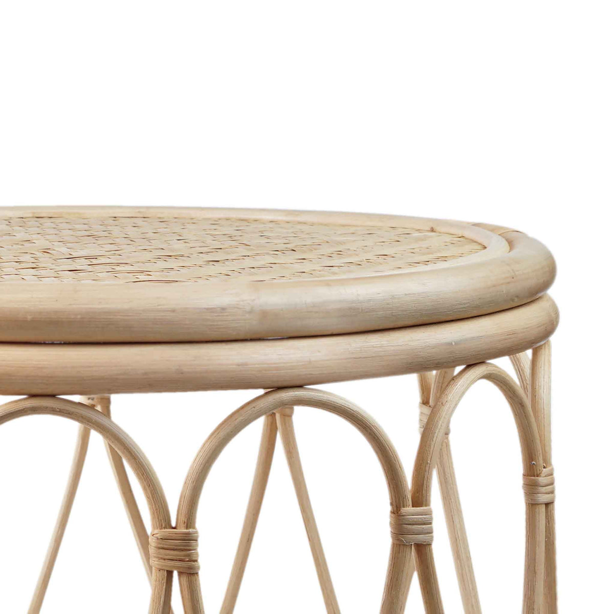 Azaki Rattan Side Table from Roseland Furniture
