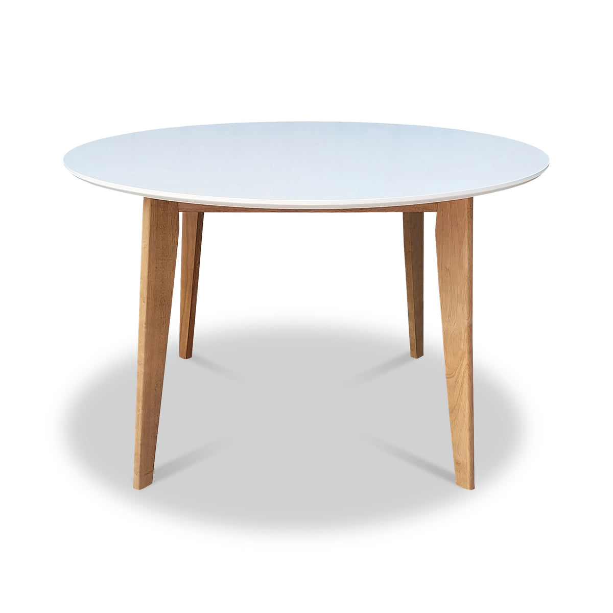 Remy White 120cm Round Dining Table from Roseland Furniture