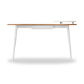 Sara 1 Drawer White Work from Home Desk