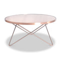 Rhodes Round Copper Coffee Table from roseland