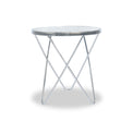 Rhodes Round Chrome Side  Table