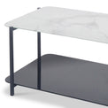 Adrian Marble and Glass Coffee Table from Roseland Furniture