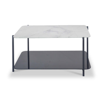 Adrian Marble and Glass Coffee Table