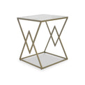 Wildon Faux Marble Side Table from Roseland Furniture