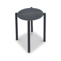 Dalston Black Marble Ceramic Side Table from Roseland Furniture