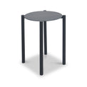 Dalston Black Marble Ceramic Side Table