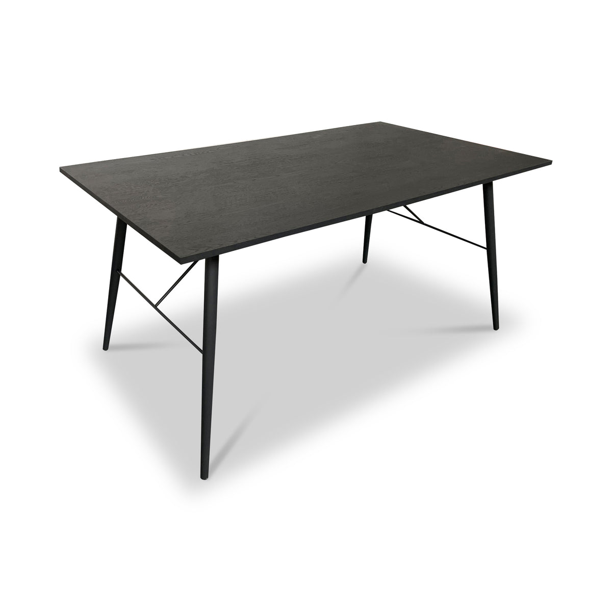 Taylor 160cm Black Rectangular Dining Table from Roseland Furniture