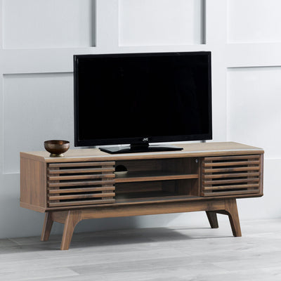 Brunswick Slatted TV Unit