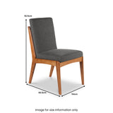 Tyler Fabric Dining Chair from Roseland Furniture