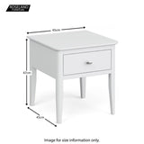 Chester White Lamp Table - KD from Roseland Furniture