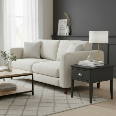 Dumbarton Charcoal Lamp Table