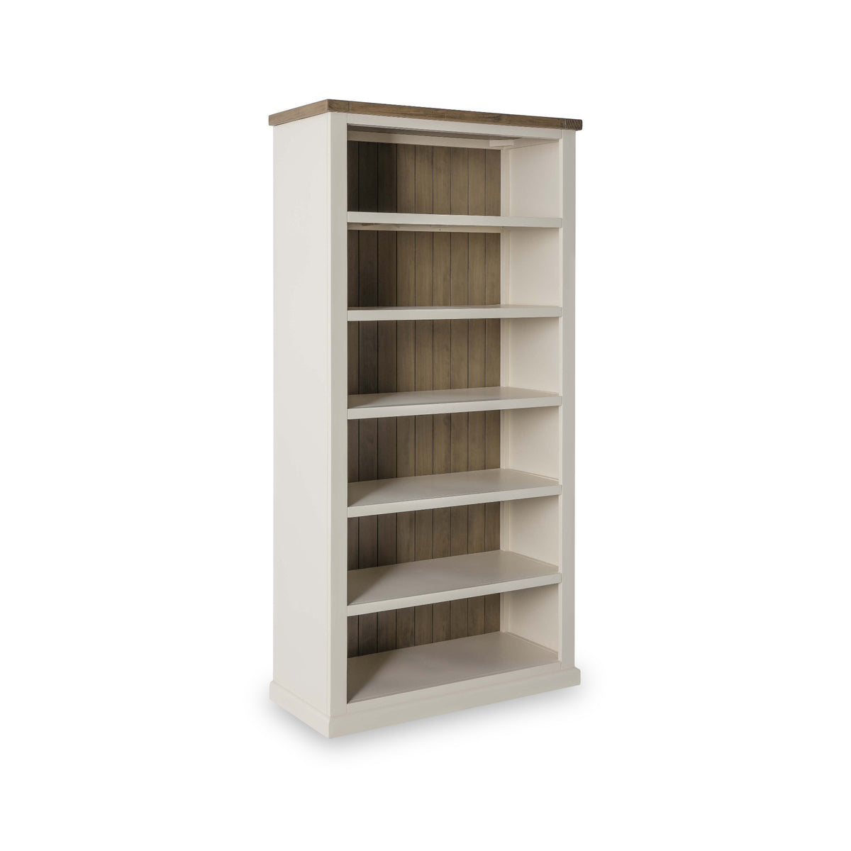 Hove Ivory Large Bookcase from Roseland Furniture